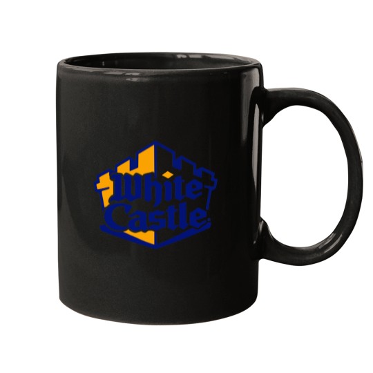 Discover White castle logo Mugs