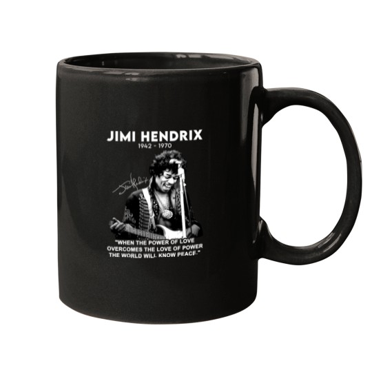 Discover Jimi Hendrix Rock Mugs, Jimi Hendrix Singer Mugs