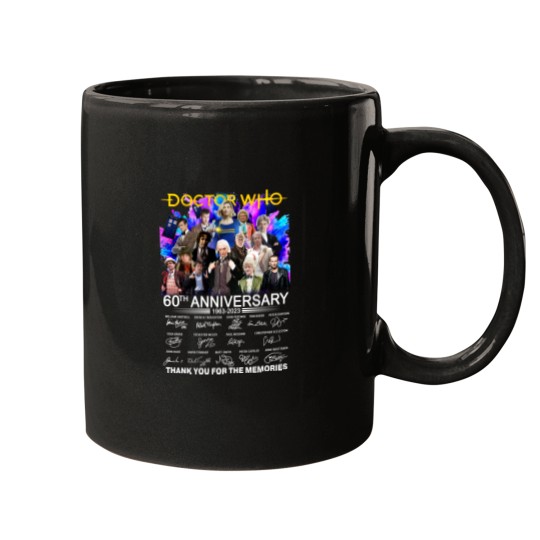 Discover Doctor Who 60th Anniversary 1963 - 2023 Signature Thank You Mugs