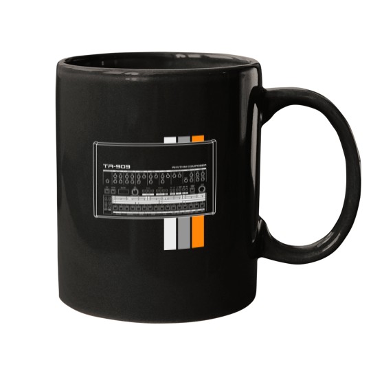 Discover TR 909 Dark Background Mugs