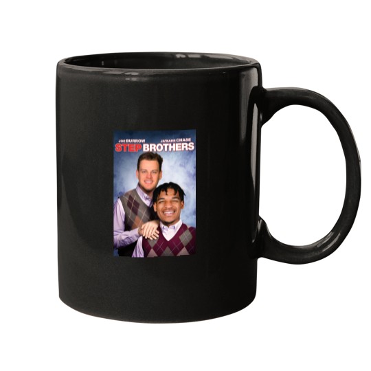 Discover Joe Burrow Ja'marr Chase Step Brothers Parody Cincinnati Football Fan Mugs