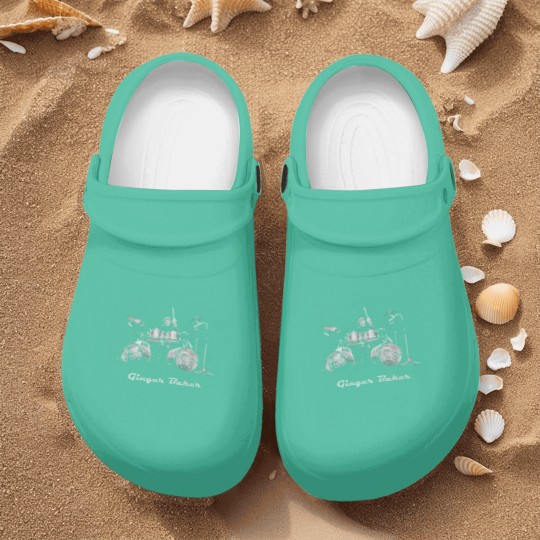 Discover Ginger Baker gift for drummer Nurse Clogs