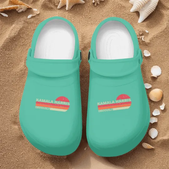Discover Retro Kamala Obviously Harris Obviously Nurse Clogs