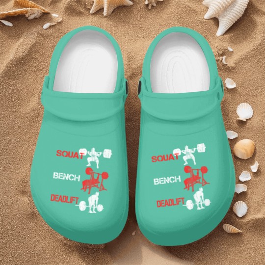 Discover Squat Bench Deadlift Nurse Clogs