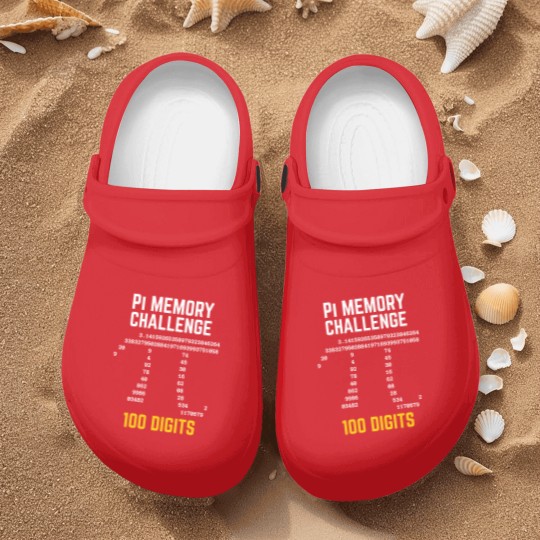 Discover 100 Digits of Pi Memory Challenge - Pi Day Nurse Clogs
