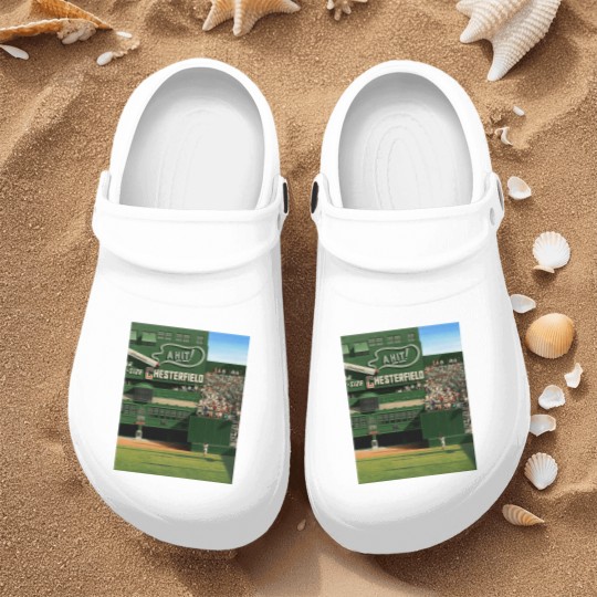 Discover Baseball Art - Colorized ‘The Catch’ by Willie Mays Nurse Clogs