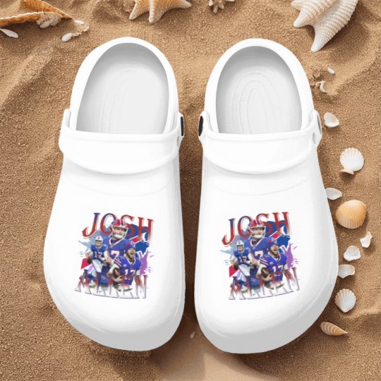 Discover Josh Allen Nurse Clogs, Vintage 90s Josh Allen Style Nurse Clogs, Josh Allen Nurse Clogs