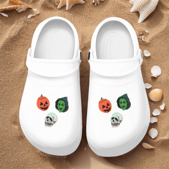 Discover Silver Shamrock Mask Set Nurse Clogs