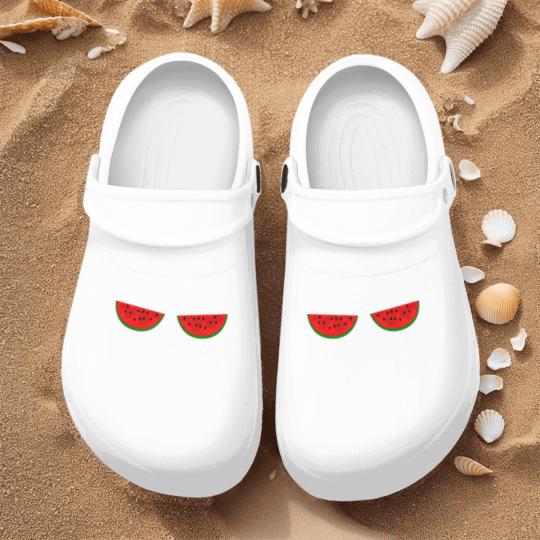 Discover Juicy Watermelon Boobs Nurse Clogs, Fruit Boobs Nurse Clogs