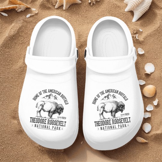 Discover Theodore Roosevelt National Park Souvenirs Hiking Adventure - Theodore Roosevelt - Nurse Clogs