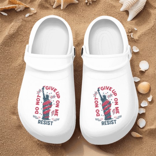 Discover 4th of July Nurse Clogs, Anti Trump Nurse Clogs, Democracy Matters Nurse Clogs