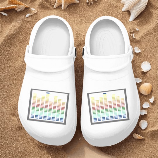 Discover Qualizer-El-Lit-Glowing-Sound-Activated-Gradient-Equalizer Nurse Clogs