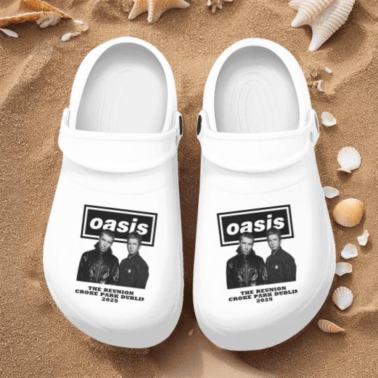Discover Oasis Croke Park Dublin 2025 The Reunion graphic Nurse Clogs