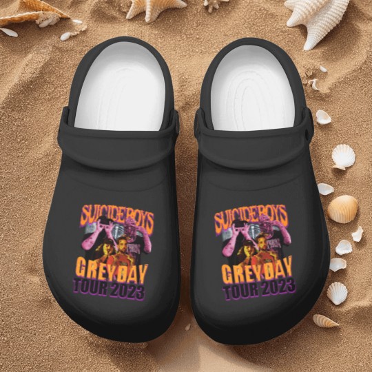 Discover Suicideboys Rap Nurse Clogs, Grey Day 2023 World Tour Vintage 90s