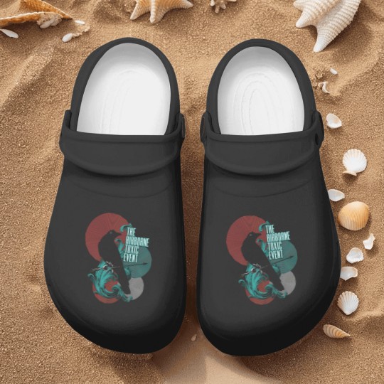 Discover The Airborne Toxic Event Logo Funny Comfortable Nurse Clogs