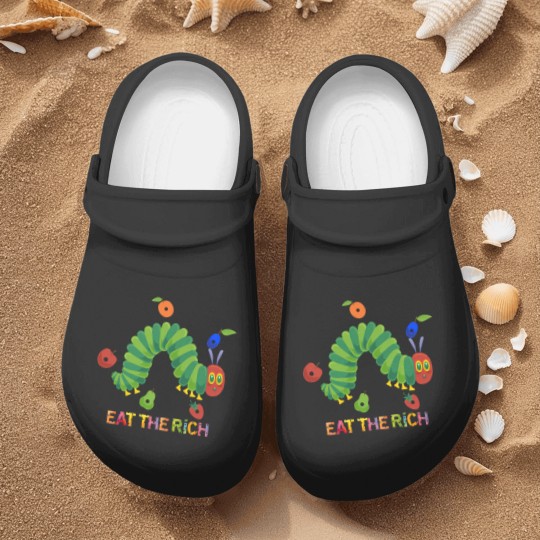 Discover Eat The Rich The Very Hungry Caterpilla Nurse Clogs, Very Hungry