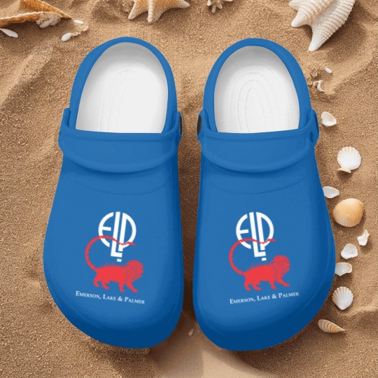 Discover Emerson Lake  Palmer band Tri-blend Nurse Clogs