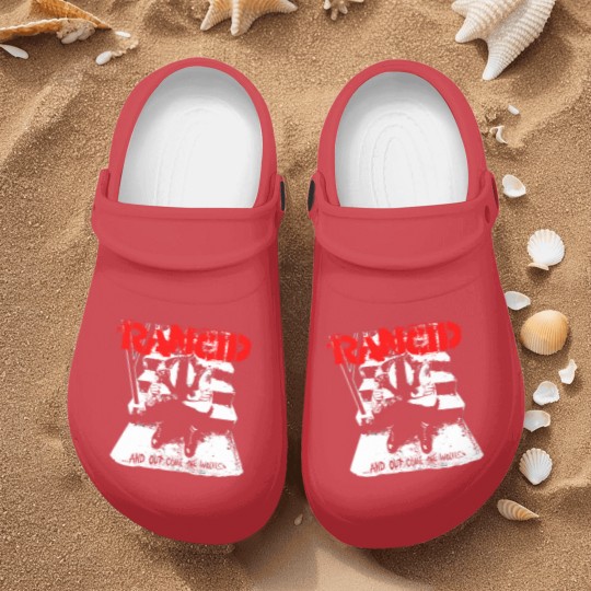 Discover Rancid And Out Come The Wolves  Merchandis Nurse Clogs