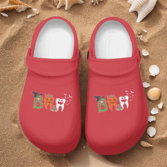 Discover Boo Dentist Pumpkin Costume Dental Assistant Halloween Nurse Clogs