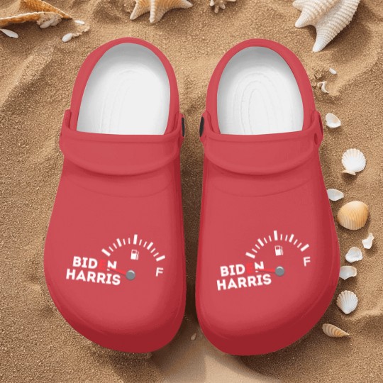 Discover Funny Biden Gas Nurse Clogs | Empty Fuel Tank Gas Shortage Nurse Clogs