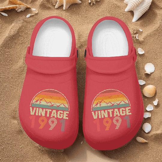 Discover Classic 30th Birthday Gift Idea Vintage 1991 Nurse Clogs