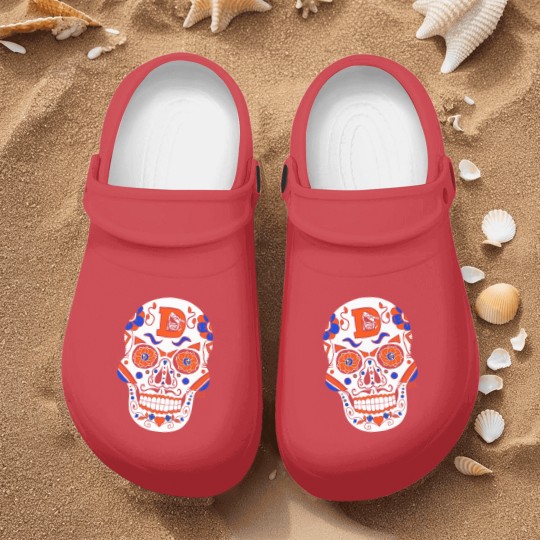 Discover America's Finest Apparel Denver Sugar Skull - Men's Nurse Clogs