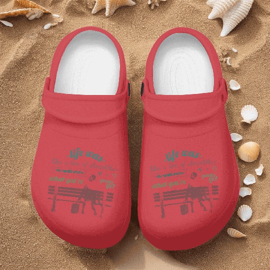 Discover Life is Like A Box of Chocolates  Unisex Nurse Clogs
