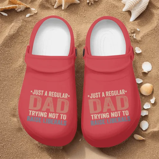 Discover Republican Just A Regular Dad Trying Not To Raise Liberals Nurse Clogs
