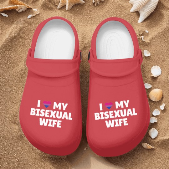 Discover Bisexual Pride - I Love My Bisexual Wife Nurse Clogs