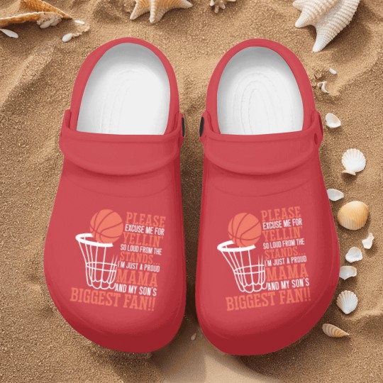 Discover Basketball Mama Player Hoop Junkie Mothers Day Mom Nurse Clogs