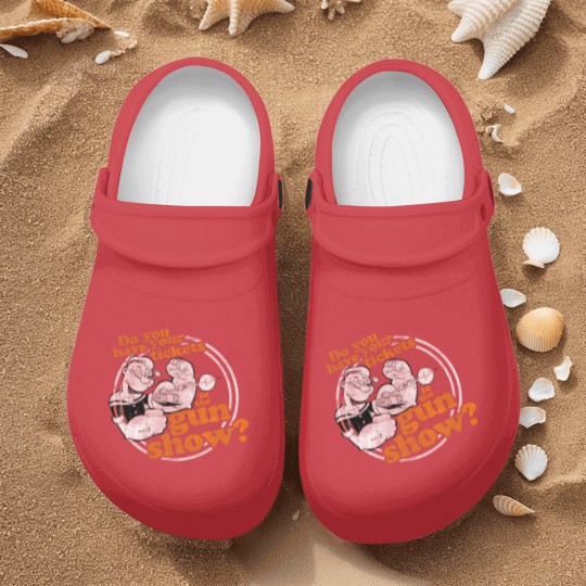 Discover Popeye Gun Show Adult Nurse Clogs Nurse Clogs