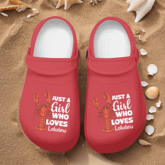 Discover Just a Girl Who Loves Lobsters Lobster Seafood Nurse Clogs