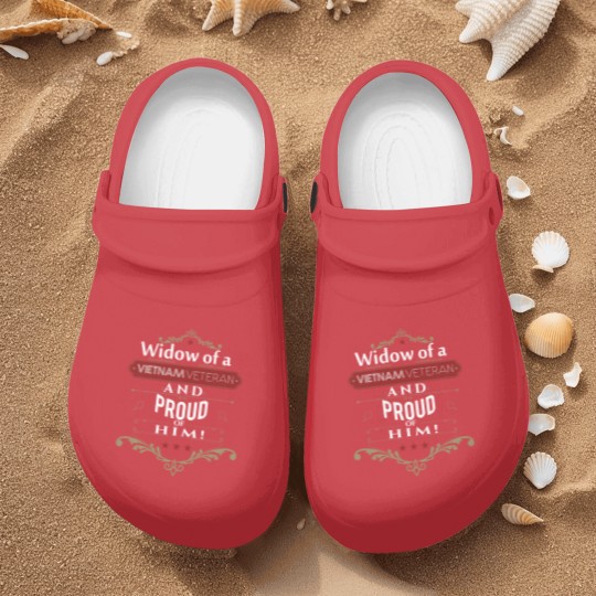 Discover Widow of a vietnam veteran and proud of him Nurse Clogs
