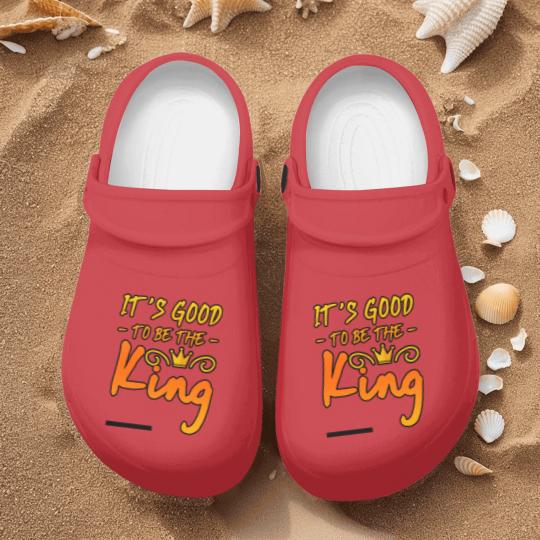 Discover It's Good To Be The King 3 Nurse Clogs