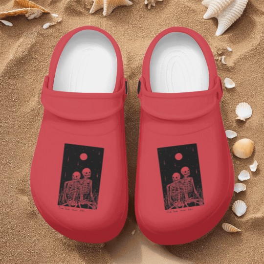 Discover true love never dies - Skeletons - Nurse Clogs