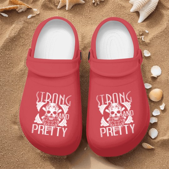 Discover Strong and Pretty Strongman Gym Vintage - Strong And Pretty - Nurse Clogs