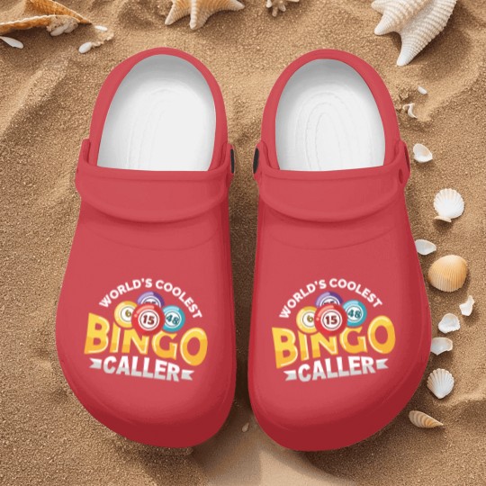 Discover World's Coolest Bingo Caller Lucky Bingo Player Nurse Clogs