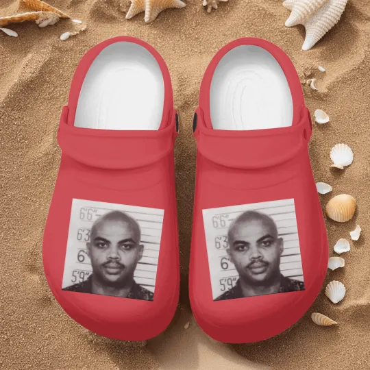 Discover Charles Barkley Mugshot Nurse Clogs