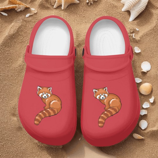 Discover Red Panda Lover Illustration Gifts Red Pandas Gift Nurse Clogs