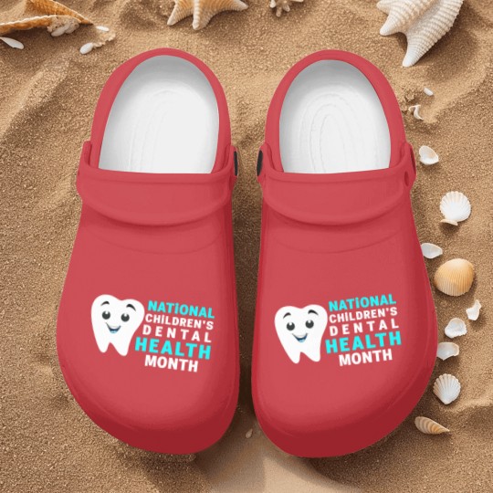 Discover Dental Health - National Children's Dental Health Month Nurse Clogs