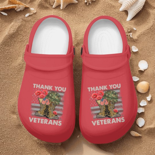Discover Thank You Veterans Nurse Clogs