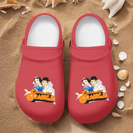 Discover Orange Snow - Clockwork Orange - Nurse Clogs