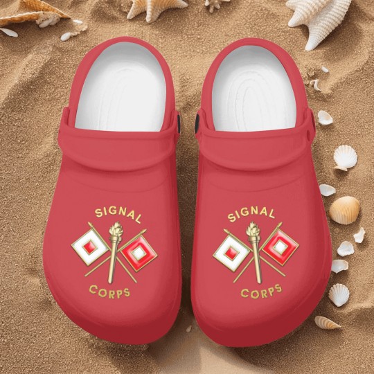 Discover Signal Corps Branch Insignia Nurse Clogs