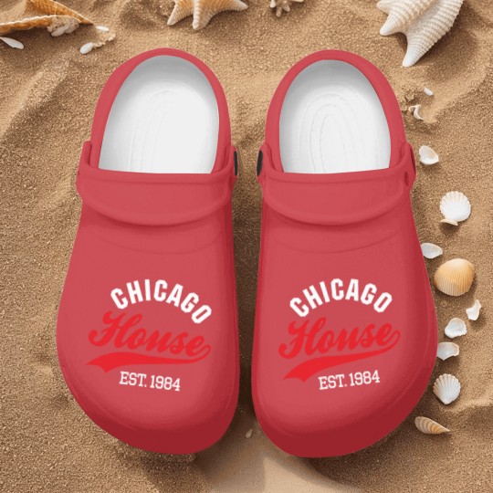 Discover Vintage Chicago house est. 1984 house music party Nurse Clogs