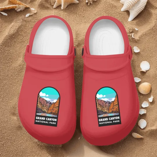 Discover Grand Canyon National Park Badge Nurse Clogs