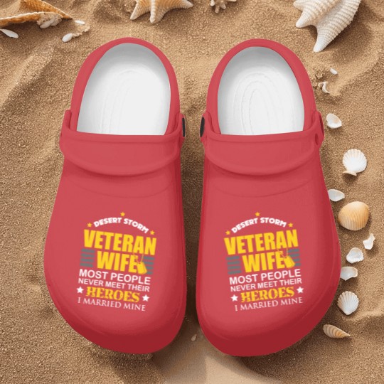 Discover Desert Storm Veteran Wife Family Hero Married Nurse Clogs