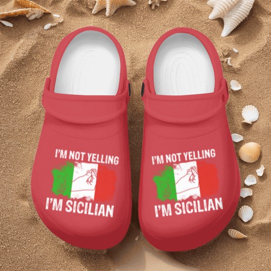 Discover Sicilian not yelling funny Italian Nurse Clogs Nurse Clogs