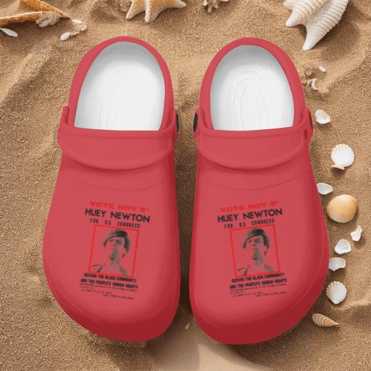 Discover Vote Huey! - Huey Newton - Nurse Clogs