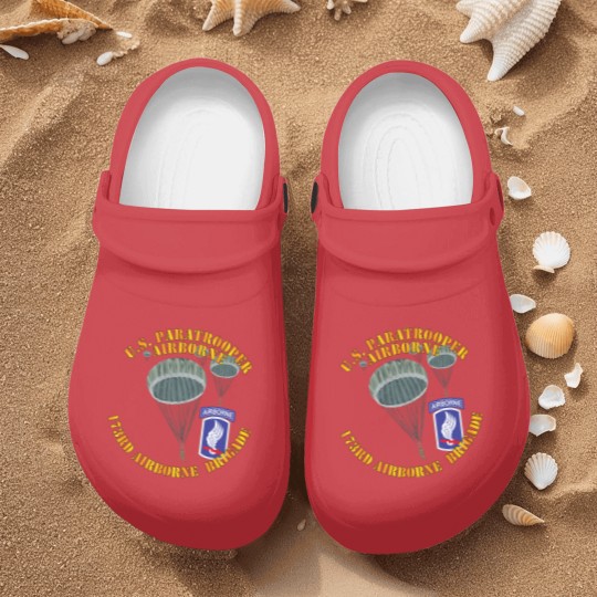 Discover Army - US Paratrooper - 173rd Airborne Bde wo Shadow - Military - Nurse Clogs