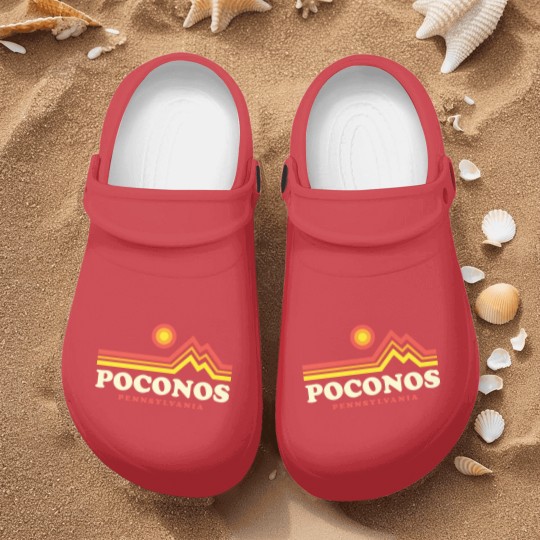 Discover Pocono Mountains Retro Pennsylvania - Poconos - Nurse Clogs